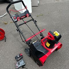 極美品 HAIGE ハイガー 48V 充電式電動除雪機 SNE402 バッテリー1個、充電