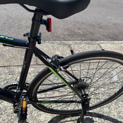 【美品】ロードバイク 　シマノ製14段変速　700×28ｃ　ブラックグリーン