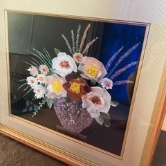 宝石の絵(額入り)