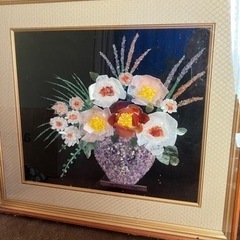 宝石の絵(額入り)