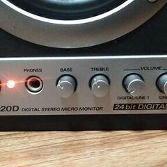 ローランド EDIROL アンプ内蔵型スピーカー MA-20D＆ONKYO デジタル