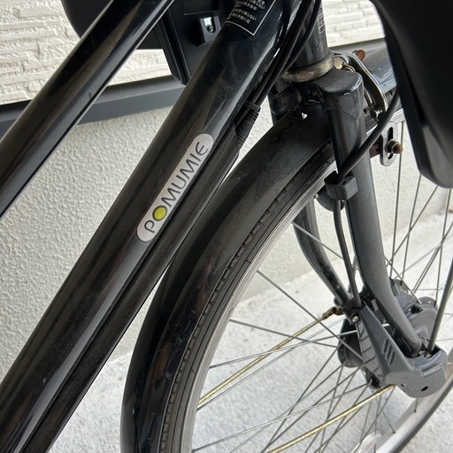 (売れました！)POMUMIE 電動アシスト自転車子乗せシート付き