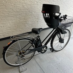 (売れました！)POMUMIE 電動アシスト自転車子乗せシート付き 