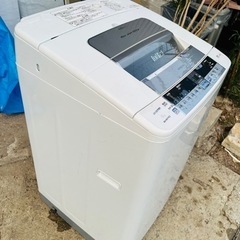 売約済【‼️ファミリーサイズ‼️】HITACHI🌟8.0kg全自動洗濯機🌟エディオンオリジナル🌟ビートウォッシュ