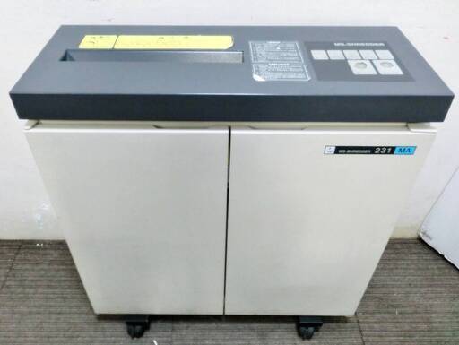 明光商会　業務用　MS　シュレッダー　231MA　AC100V　A3対応　事務所　オフィス　　ワンカットクロス　難あり