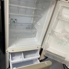 北九州市内配送無料　保証付き シャープ SHARP 冷蔵庫 （350L・どっちもドア） 3ドア ゴールド系 SJ-W352B-N