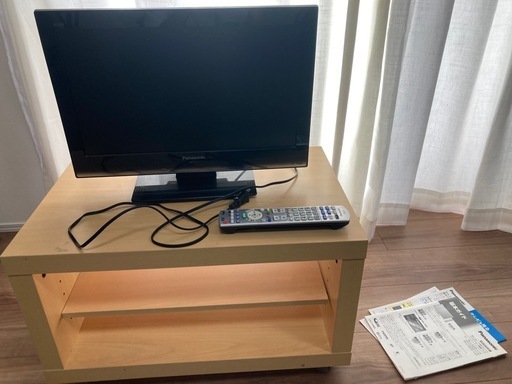【Panasonic】19V型TV＋テレビ台