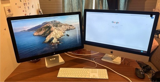 iMac とモニターセット　近場お届け可能
