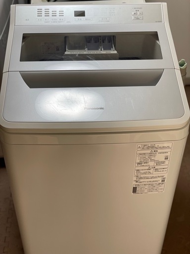 送料・設置込み可　洗濯機　8kg Panasonic 2021年