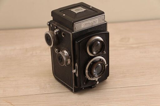minolta AUTOCORD ROKKOR 1:3.5 75mm 二眼レフ フィルムカメラ 光学機器 (R2409wY)