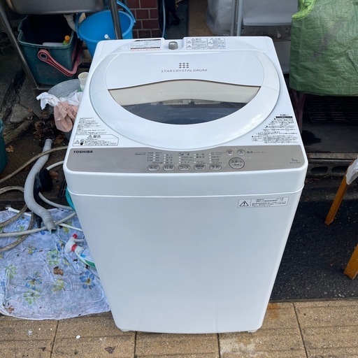 TOSHIBA 5kg全自動洗濯機　2015年製　AW-5G3 分解洗浄済み　1ヶ月保証付き　【リサイクルショップ道楽屋】