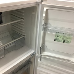 【リサイクルサービス八光】2019年製　一人暮らしに最適！ハイアール4.5kg洗濯機・ツインバード110L冷蔵庫 2点セット