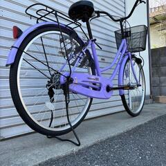 【整備士による点検済】　☆前後タイヤ新古品☆   26型　LEDオートライト軽快車　防犯登録料込価格︎‼︎