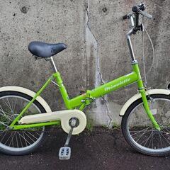 B476 折り畳み自転車☆asahi☆MIMOLETTE☆20インチ☆変速無し
