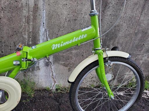 B428 折り畳み自転車☆mimolette☆20インチ☆変速無し 安い折りたたみ