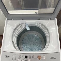 ★ジモティ割あり★ AQUA 洗濯機 5.0kg 22年製 動作確認／クリーニング済み TJ7960