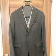 【ほぼ未使用】【6割引】礼服スーツ上下&リバーシブルベスト　3点セット
