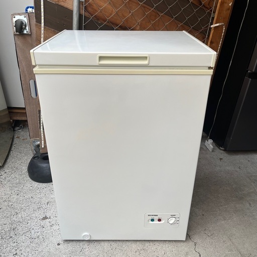 《売約済》【武蔵小山店】 冷凍庫 ストッカー PF-A100TD 冷凍ストッカー 上開き 大容量 チェストフリーザー アイリスオーヤマ IRIS OHYAMA  冷凍食品 作り置き 買い溜め まとめ買い ファミリー 業務用  運搬無料エリア有 / 品川区 リサイクルショップ ランバールーム 武蔵小山店  ◀︎ 武蔵小山パルム 戸越銀座 隣