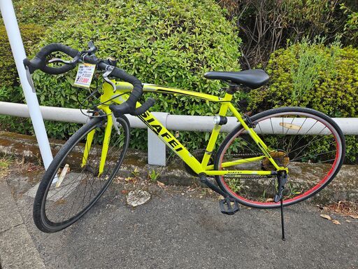 【リサイクルショップどりーむ鹿大前店】No.1589　ロードバイク　700×25C　イエローカラー　ギア7×2段変速