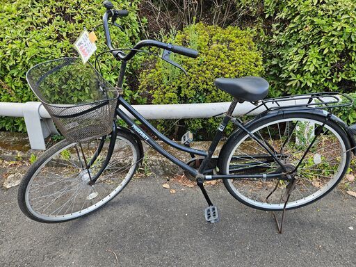 【リサイクルショップどりーむ鹿大前店】No.1582　26インチ自転車　シティサイクル　ブラック