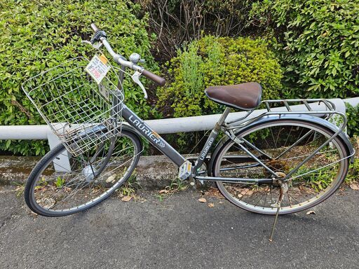 【リサイクルショップどりーむ鹿大前店】No.1575　27インチ自転車　シティサイクル　シルバー