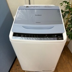 I466 🌈 ジモティー限定価格！ HITACHI 洗濯機 （7.0㎏） ⭐ 動作確認済 ⭐ クリーニング済