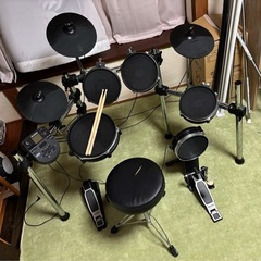 電子ドラム Alesis DM7X イス・スティック・トレーニングパッド付き