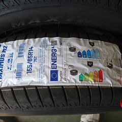 お取引終了！】☆(I-46)155/65R14の新品タイヤ工賃込4本セット！