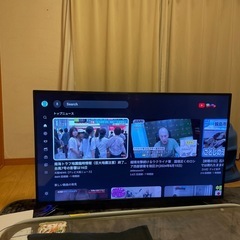 商談中50インチテレビ