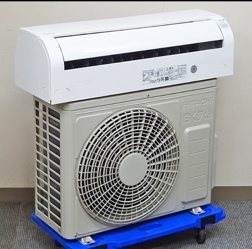 【お取引中】(40)HITACHI【RAS-AJ22L】日立 白くまくん ルームエアコン ソフト除湿 エアコン内部クリーン 切or入タイマー 2.2kW おもに6畳用 2022年製 取付販売