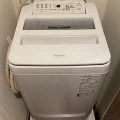 洗濯機 Panasonic 7kg 2020年製