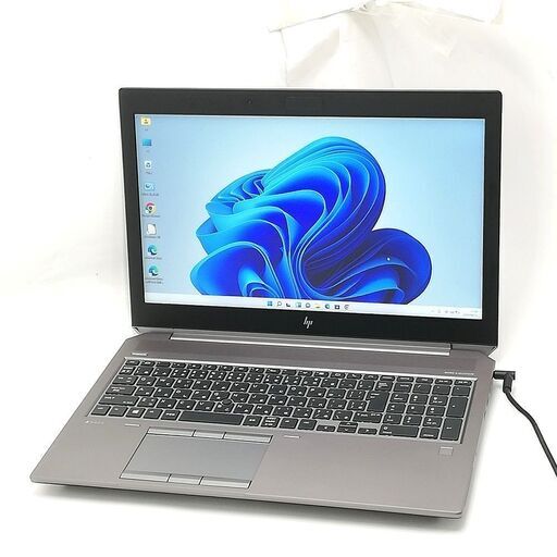 中古美品 超高速M.2SSD-512GB フルHD 15.6型 HP Zbook 15 G5 モバイルワークステーション 第8世代 i7-8850H 32GB NVIDIA Windows11 Office