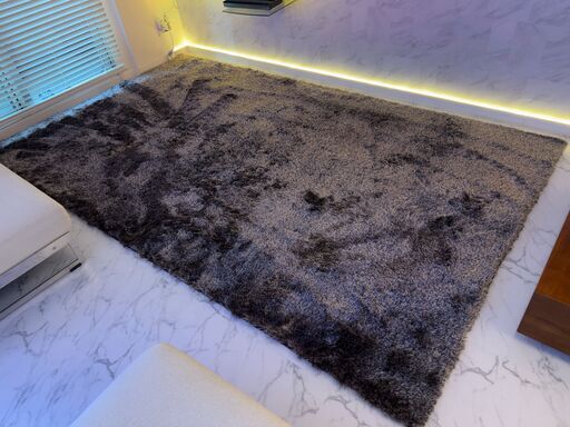 大塚家具購入 高級 大判シャギーラグマット,カーペット
