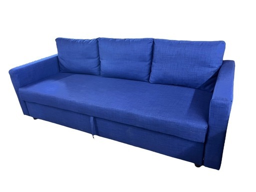 NO.1683 【未使用】 IKEA FRIHETEN フリーヘーテン 3人掛けソファ ソファベッド 家具 中古