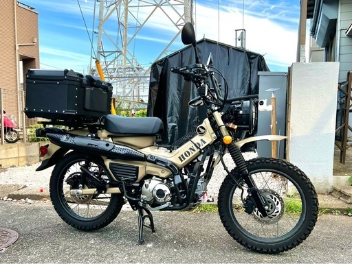 【2012km! 低走行カスタム15万強!】 ハンターカブ CT125 JA55 マットフレスコブラウン Diabloカスタム多数！/ホンダ 動画あり 低走行