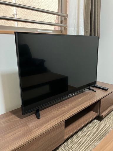 43型LEDテレビ 綺麗に映ります。