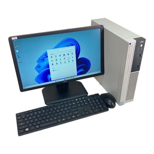 Windows11 第6世代CPU搭載 液晶フルセット ★ NEC Mate MK37LL-U Core i3-6100(3.7G/2コア) メモリ8GB SSD256GB DVD-RW VGA/DP