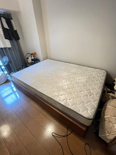 2/14-16引取のみ】無印良品 ダブルベッド フレーム 日本製 すのこ 大 2/14-16引取のみ】無印良品 ダブルベッド フレーム 日本製 すのこ 大