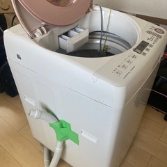 SHARP ES-GV80R-P 縦型全自動洗濯機