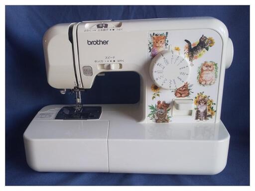 売約済み 整備済 遊び心のbrother EL117 猫ミシン