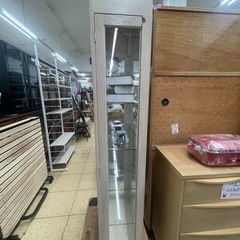 アメリカ製 キュリオケース アンティーク ホワイト