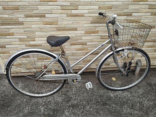 中古自転車 変速無し 27インチ ブロックダイナモ 軽整備済み 防犯登録対応 町田市 相模原市 MM371