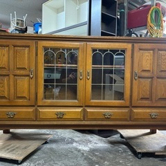 カリモク キャビネット サイドボード 格子 - キャビネット 