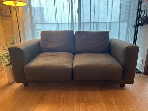 無印良品ソファ 2シーター グリーン