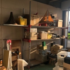 単管パイプ ブリヂストン業務用タイヤラック