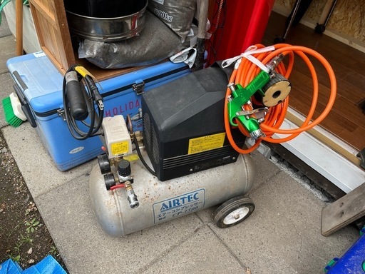 エアーコンプレッサー AIRTEC CP-1500 コンプレッサー】メンテナンス 