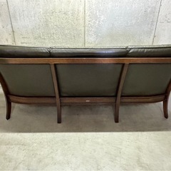 MARNI マルニ木工  Royal 地中海 本革張り3人掛けソファ