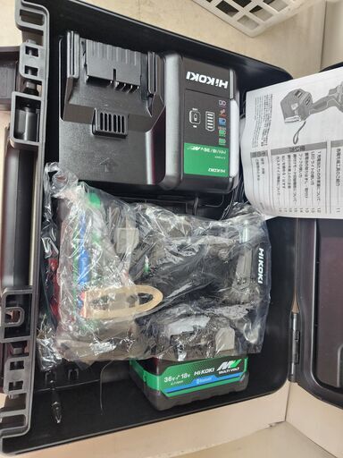 【引取限定】HIKOKI　36Vマルチボルト対応コードレスインパクトドライバ　WH36DC2XPBSZ【安佐北店】【未使用】