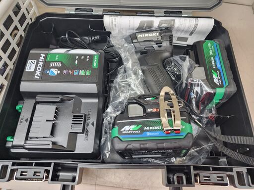 【引取限定】HIKOKI　36Vマルチボルト対応コードレスインパクトドライバ　WH36DD2XPBSZ【安佐北店】【未使用】