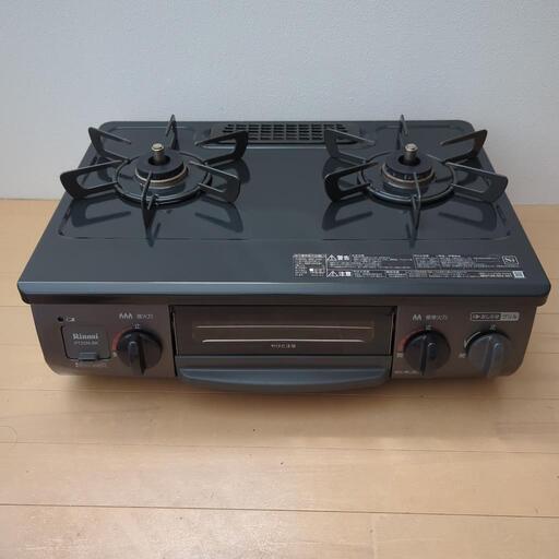 【未使用】Rinnai製　ガスコンロ　プロパンガス　ブラック